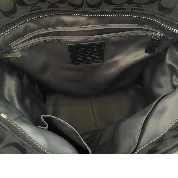 Coach Park Signature North South Tote Very Large Tote Carryall 23295 - Picture 8 of 9